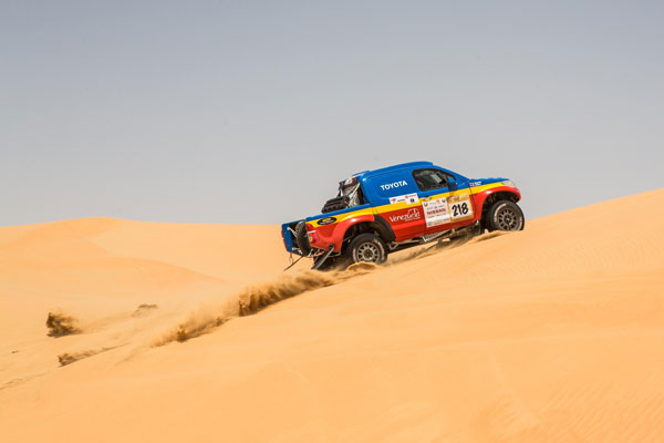 Nunzio-Coffaro-at-the-helm-of-his-Overdrive-Toyota-in-Abu-Dhabi.